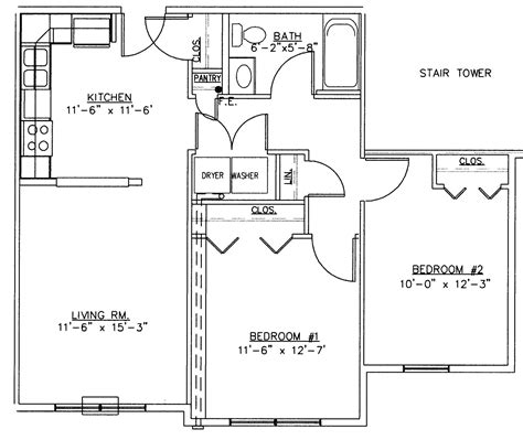 See more ideas about house floor plans, small house plans, house plans. 2 Bedroom Floor Plans 30X30 2 Bedroom House Floor Plans ...