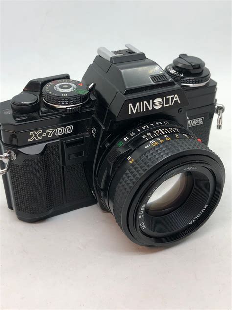 Minolta X 700 Black With 50mm F17 Lens Bundle 90 Day Etsy