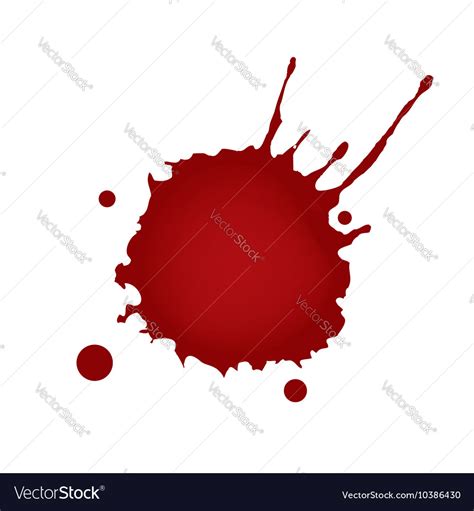 Realistic Blood Splatters Royalty Free Vector Image