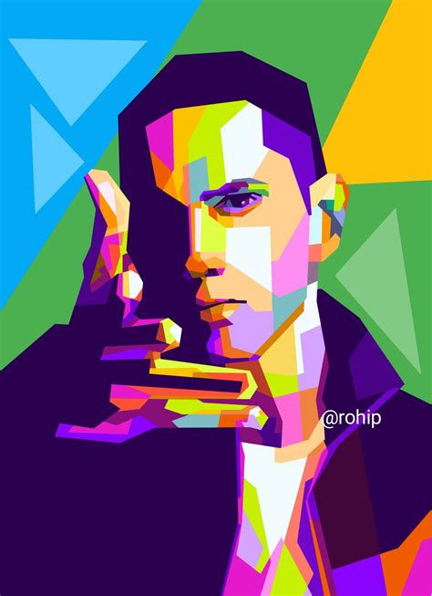 Eminem Pop Art Wpap Art Pop Art The Weeknd Poster