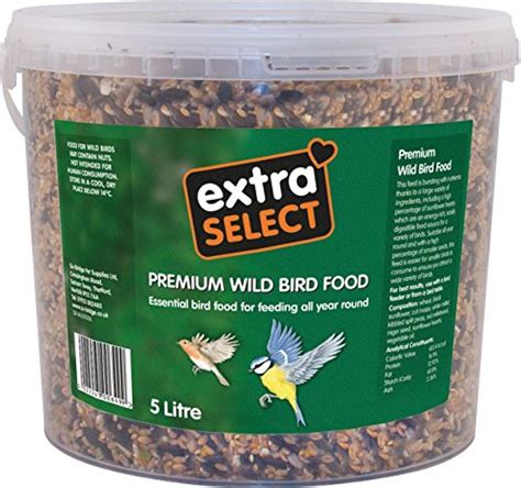 Extra Select Premium Wild Bird Food 5 Litre Tub Approved Food