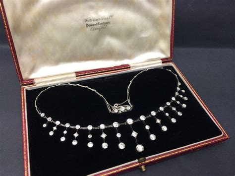 Victorian Antique Diamond Necklace Circa 1880 For Sale At 1stdibs