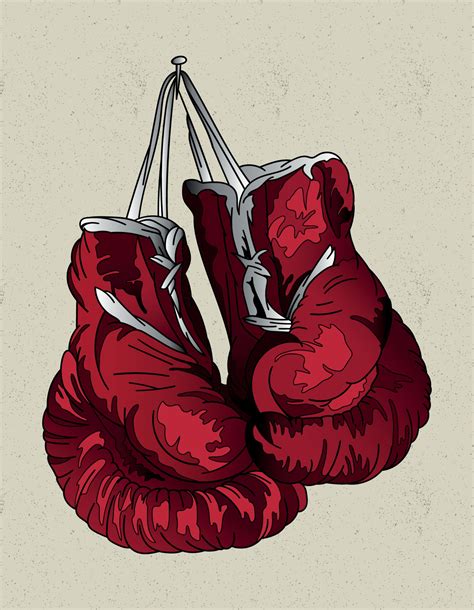 Boxing Gloves Art 8327411 Vector Art At Vecteezy