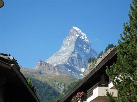 Matterhorn Seen From Zermatt Photos Diagrams And Topos Summitpost