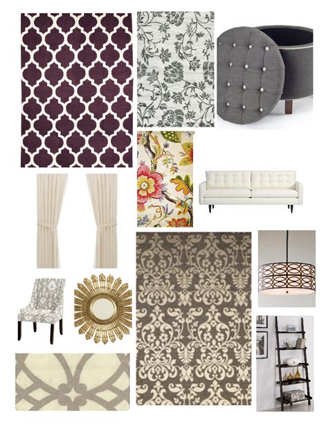 Noted Home A Decorating Notebook Purple And Gray Mood Board