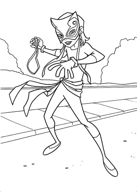 Ben 10 Gwen Coloring Page Ptintable | eColoringPage.com- Printable