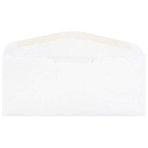 Jam Paper 12 Business Commercial Envelopes 475 In X 11 In White 50