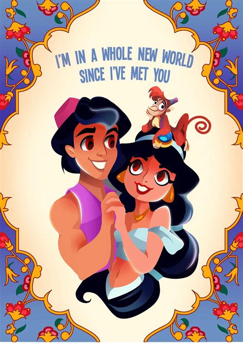 Aladdin And Jasmine Disney Love Quotes Disney Disney Love