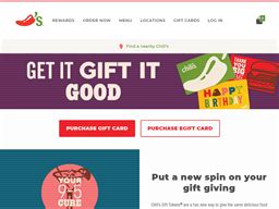 Card may not be redeemed for cash, except as required by law. Chili's | Gift Card Balance Check | Balance Enquiry, Links & Reviews, Contact & Social, Terms ...