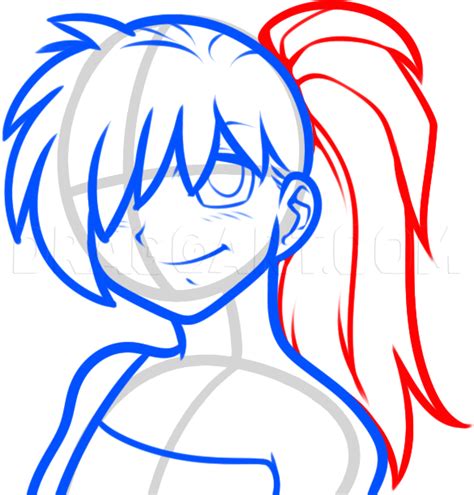 And besides that, he influenced each of the drawingforall team members. Jibstay: View 41+ Anime Girl Hair Sketch Base