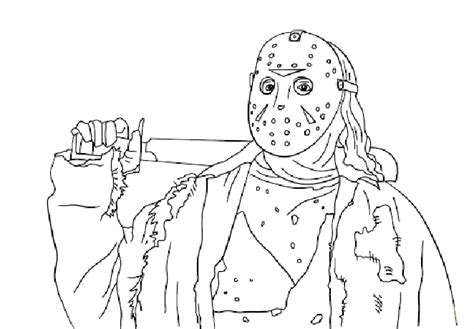 You can download michael myers mask coloring page for free at coloringonly.com. Michael Myers with Mask Coloring Page - Free Printable ...