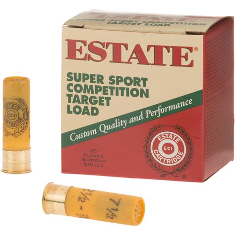 Estate Cartridge Super Sport Competition Target Load 20 Gauge