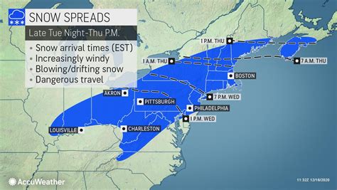 New York Weather Projected Snow Fall Totals In Upcoming Winter Storm