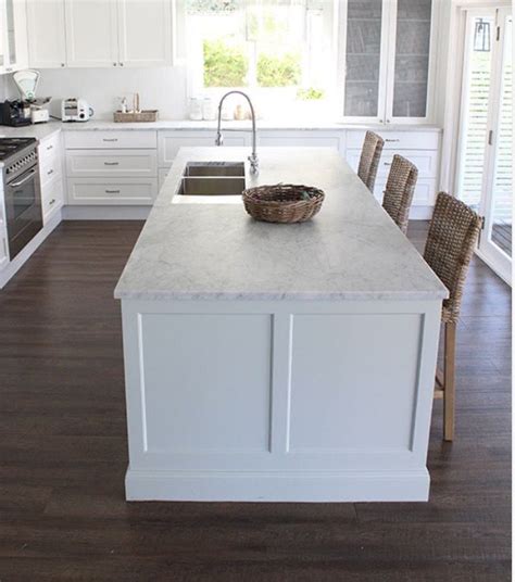 Fishers island vinyl plank is a very nice product, and one of the easiest i have every installed. Island style with skirting around bottom | House flooring ...