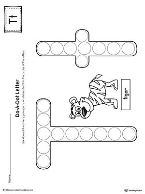February math and literacy pack. How to Write Lowercase Letter T Printable Poster ...