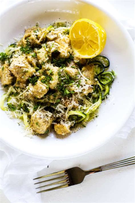 Maybe you would like to learn more about one of these? Zucchini Chicken Alfredo - Low Carb, Keto Friendly ...