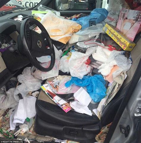 Internet Users Share Photos Of Filthy Vehicles Piled High With Rubbish But Is Your Car Dirtier