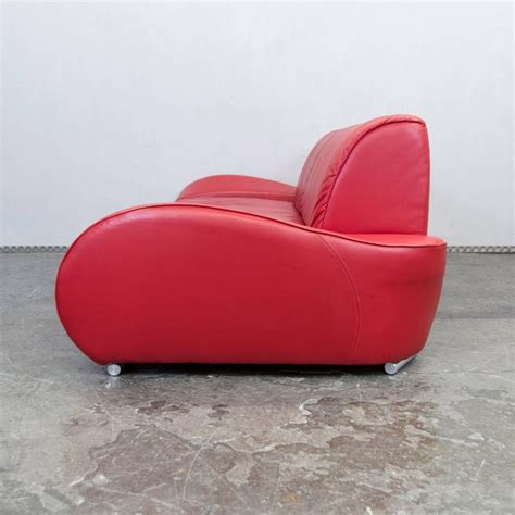 Find the perfect home furnishings at hayneedle, where you can buy online while you explore our room designs and curated looks for tips, ideas & inspiration to help you along the way. Hummel Designer Leather Sofa Red Three-Seat Function Couch ...