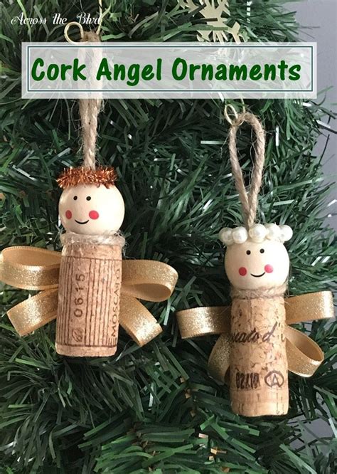 Wine Cork Angel Ornaments Enfeites De Natal Artesanato Artesanato De