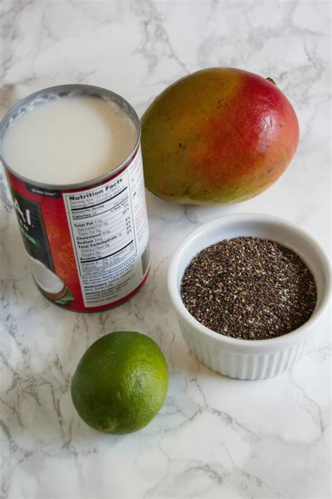 Tropical Mango Coconut Chia Pudding Nutrition To Fit