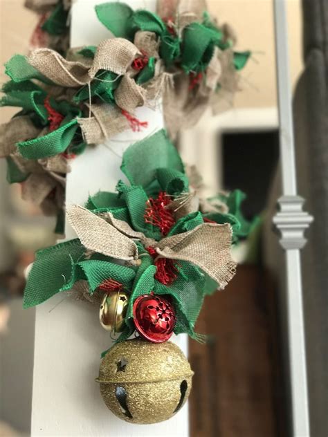 Easy Do It Yourself Burlap Christmas Garland For The Holiday Season