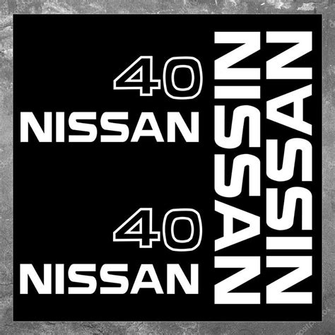 Nissan 40 Forklift Vinyl Decal Sticker Set Ebay