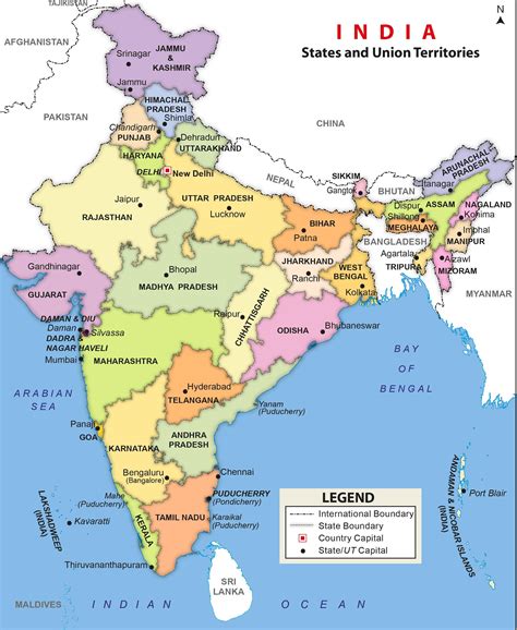 India World Political Map