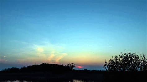 Sunset And Starry Sky Timelapse Youtube