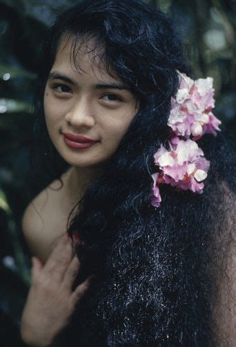 Western Samoan Island Girl Mixed Race By Robert B Goodman Island