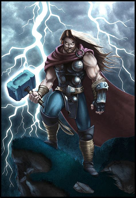 Image Thor The God Of Thunder The Almighty Johnsons Wiki