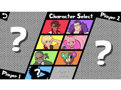 Game Character Select Schemes By Kristen Scherer On Dribbble