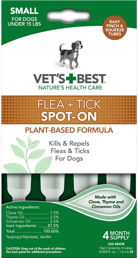 Download Vets Best Flea And Tick Spot On Drops Topical Treatment Vet