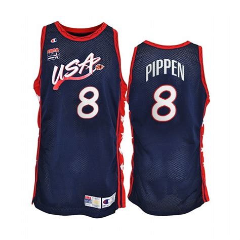 Weitere ideen zu basketball trikot, basketball, trikot. USA-Team Scottie Pippen # 8 Navy 1996 Olympiade Basketball ...