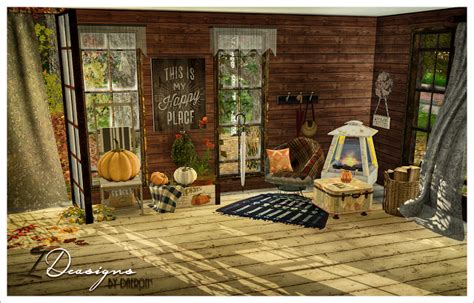 Sims 4 Ccs The Best Cozy In Autumn Set By Daer0n The Sims Sims Cc