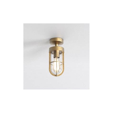 Lights in solid brass, antique brass and traditional lighting in aged brass finishes. Astro New In 1368032 Cabin Single Light Semi Flush Ceiling ...