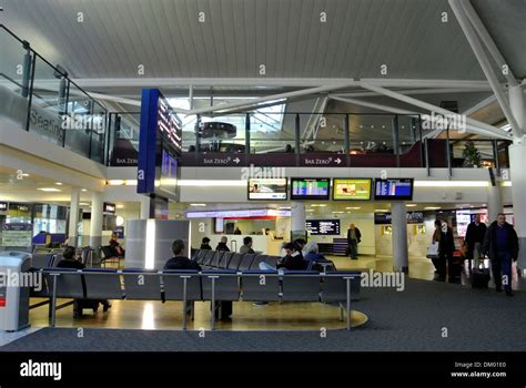 Bristol Airport England Uk Departure Lounge Stock Photo Alamy