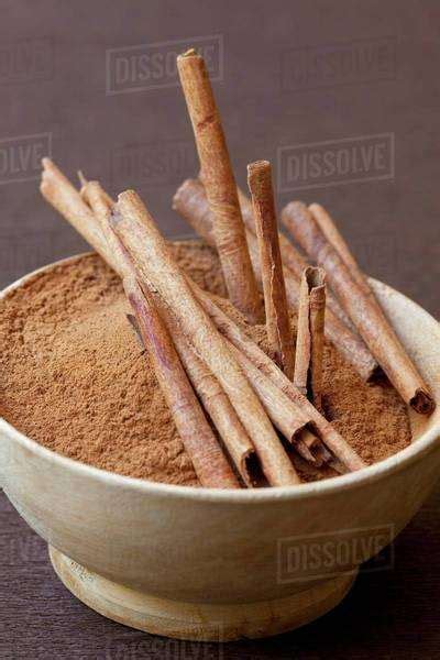Ground Cinnamon And Cinnamon Sticks Stock Photo Dissolve