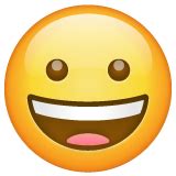 ? Grinning Face Emoji on WhatsApp 2.19.244