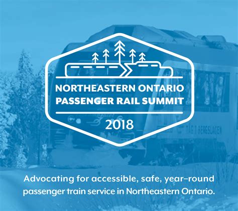Northeastern Ontario Passenger Rail Summit Neorn