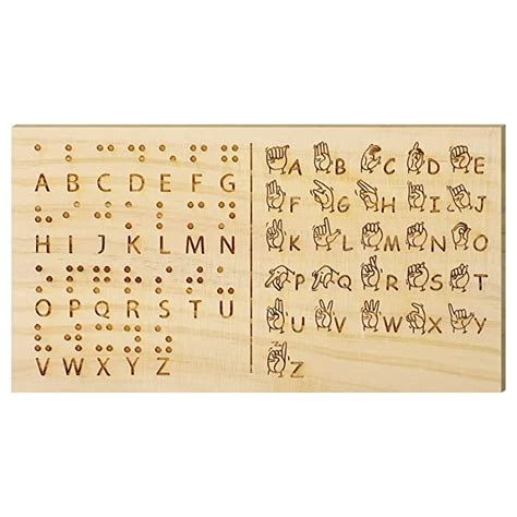 Buy Braille Alphabet Board A Z Braille Fingerboard Tactile Braille