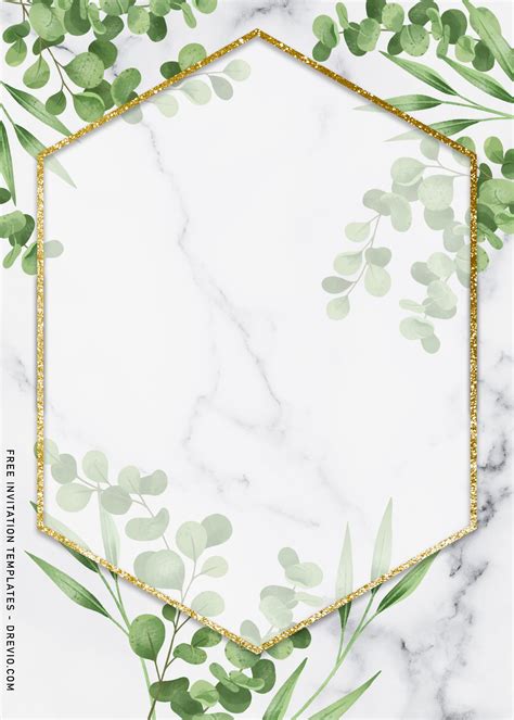 Printable Free Greenery Template