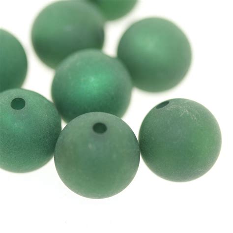 Emerald 12mm Polaris Round Bead