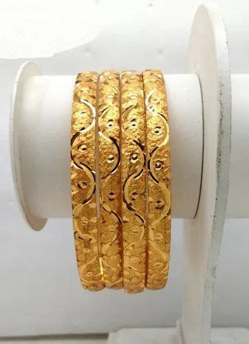 Brass Party Wear Traditional Gold Plated Bangle At Rs 49set Onwards In