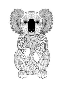 She is the creator of 'mindful colouring for kids'. Mindfulness Coloring Page - Koala by MR PYP | Teachers Pay ...