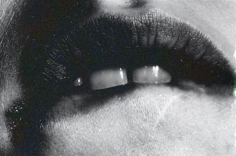 Biting Lips Classy Issue Dark Photography Photo