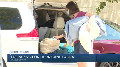 Brazos County Prepares For Hurricane Laura Evacuees