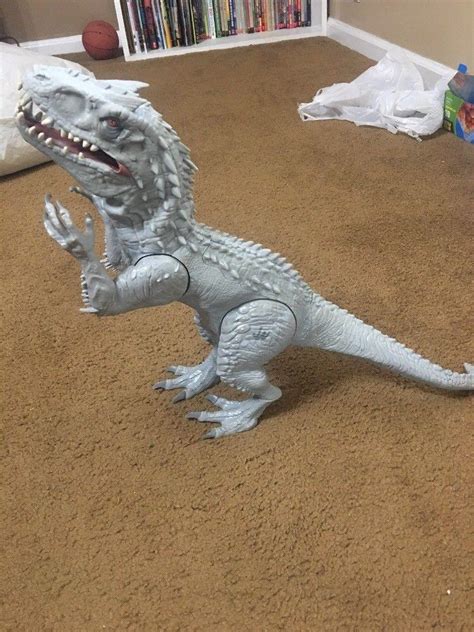 Jurassic World Indominus Rex Lights Uproars Jw Dinosaur Figure Hasbro 2014 Huge 1927814694