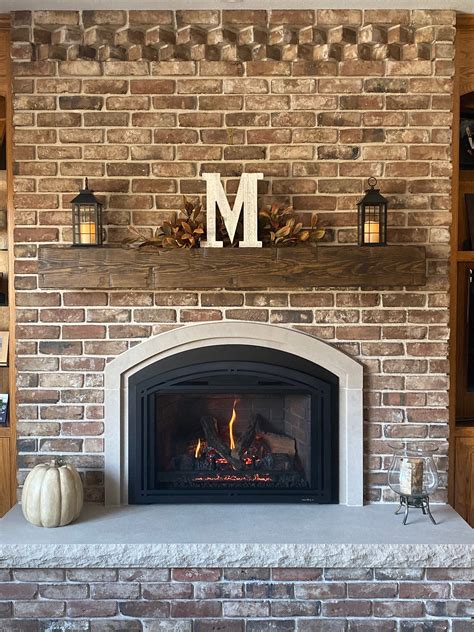 How To Install A Wood Mantel On Brick Fireplace Fireplace Guide By Linda