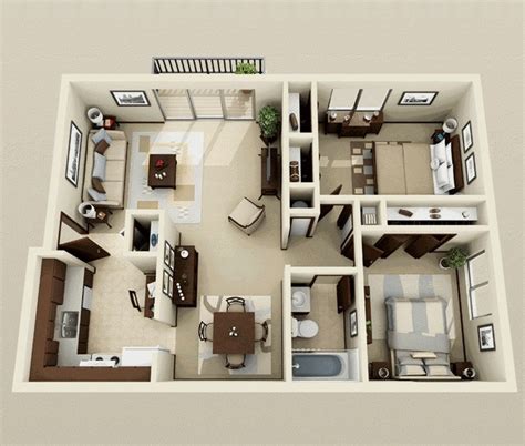 The mission district is one of san. 2 Bedroom Apartment/House Plans