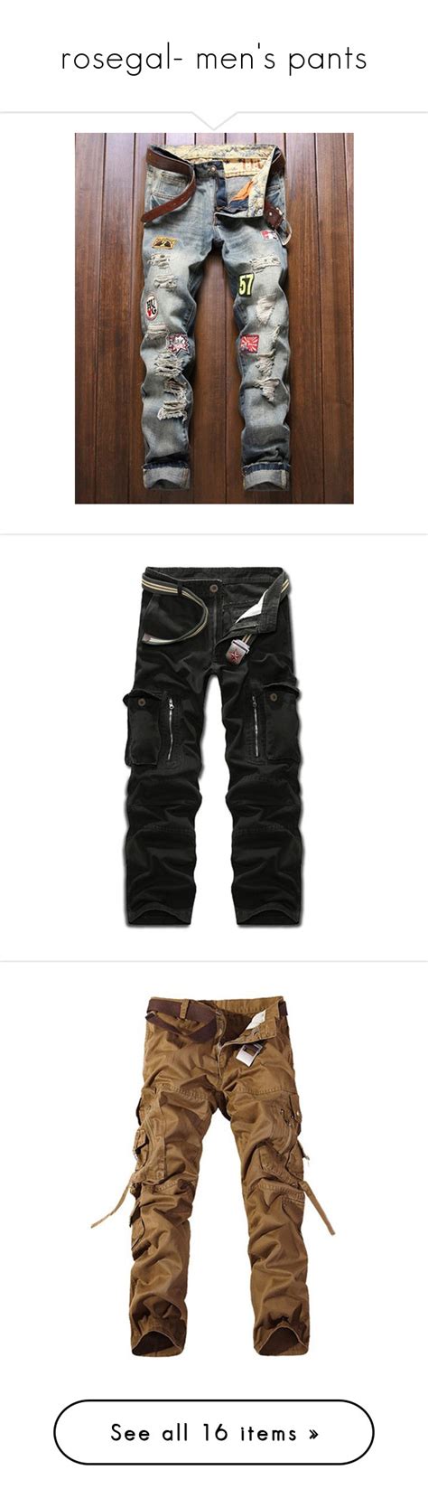 Rosegal Mens Pants By Fshionme Liked On Polyvore Featuring Alice